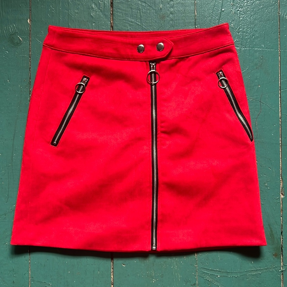 EUC Forever 21 Faux Suede Skirt